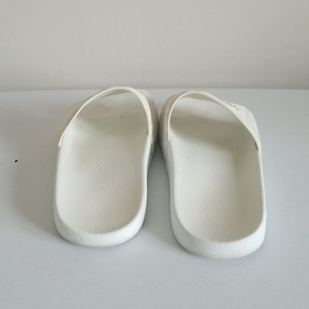 GUCCI | GG Logo Rubber Slides White Sz 10 - Picture 7 of 11